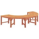 Ławka Drzewna 4 -Seater 210 x 80 x 45 cm Naturalny