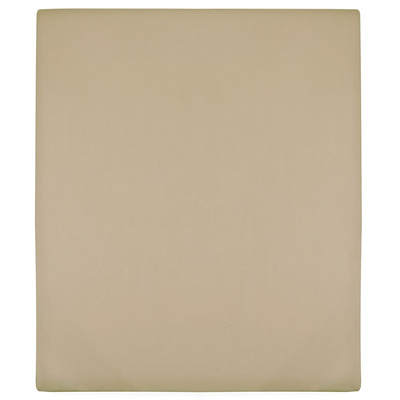 Prześcieradła, 2 szt., taupe, 140x200 cm, dżersej bawełniany