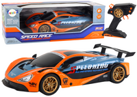 Duże Auto Sportowe Zdalnie Sterowane 1:10 Pomarańczowe