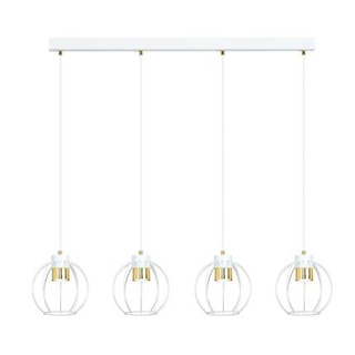 Lampa wisząca AJAX 4 WHITE/GOLD