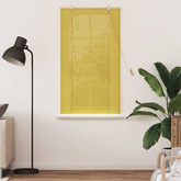 Roleta żółty 80 x 160 cm Bambus
