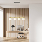 Lampa wisząca ALORA 4 BL OPAL