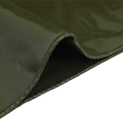 Plandeka 650g / m² Oliwkowy zielony 1,5 x 6 m