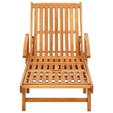 vidaXL Leżaki z poduszkami, 2 szt., lite drewno akacjowe