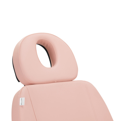 Elektryczny fotel kosmetyczny SILLON CLASSIC 3 silniki różowo czarny 150221
