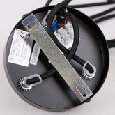 Lampa sufitowa chrom 3x40W biały klosz z kryształkami Simpli Candellux 33-63847