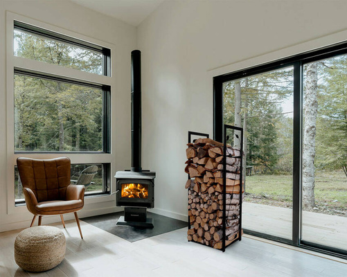 Stojak na drewno KS-22 STOJAK LIŚĆ L z serii KAJA HOME