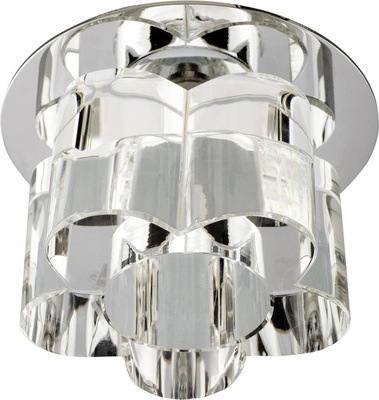 Oprawa stropowa Candellux G4 chrom kryształ stała
