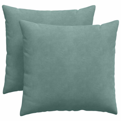 Poduszki na sofę 2 pcs Zielony morski 45 x 45 cm