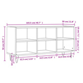 Szafka pod TV, szarość betonu, 103,5x30x50 cm vidaXL