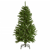 vidaXL Sztuczna choinka na zawiasach, 150 lampek LED i bombki, 150 cm wariant 5