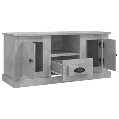 Szafka pod TV, szarość betonu, 100x35,5x45 cm vidaXL
