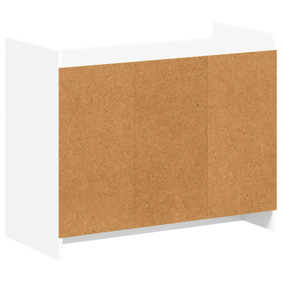 Szafka na buty Biały 85 x 39,5 x 70 cm Drewno inżynieryjne