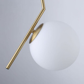 Lampa Wisząca Złota Kula Mleczna E14 Abruzzo Toscana