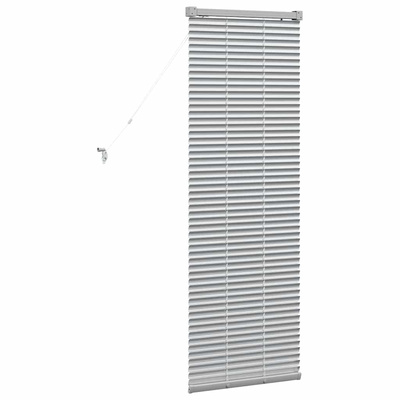 Żaluzje weneckie Srebrny 130 x 50 cm Aluminium
