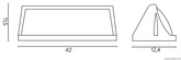 Lampa elewacyjna 91012C AL