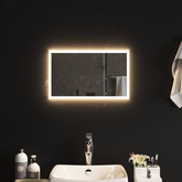 Lustro łazienkowe z LED, 50x30 cm vidaXL