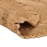 vidaXL Ręcznie pleciony dywan z juty, 120 cm, okrągły