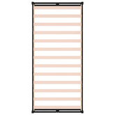 Rama łóżka, czarna, 90 x 200 cm, lite drewno