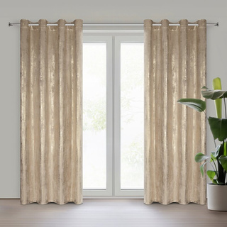 Zasłona Renia beżowa 140x250