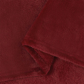 Koce narzutowe 6 pcs Bordeaux Czerwony 150 x 200 cm Polar