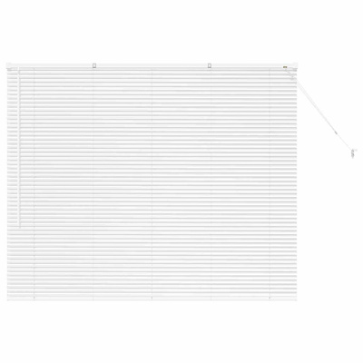Żaluzje weneckie Biały 130 x 155 cm Aluminium