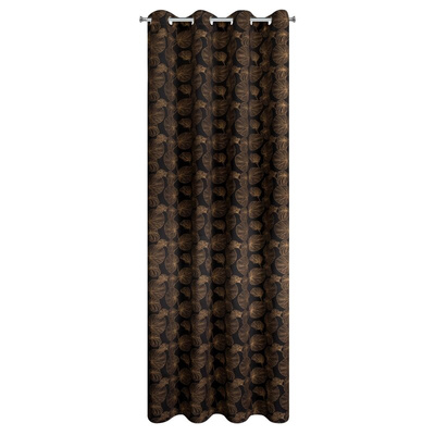 Zasłona Marigold czarna 140x250