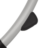 vidaXL Leżak z geometryczną ramą stalowy, taupe