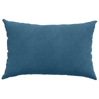 Poduszki na sofę 2 pcs Niebieski 60 x 40 cm Tkanina sztruksowa