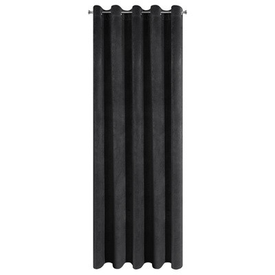 Zasłona Villa czarna 140x250