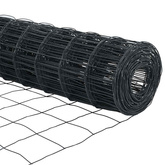 Ogrodzenie Euro 0,6 x 10 m Żelazo pokryte PVC Szary