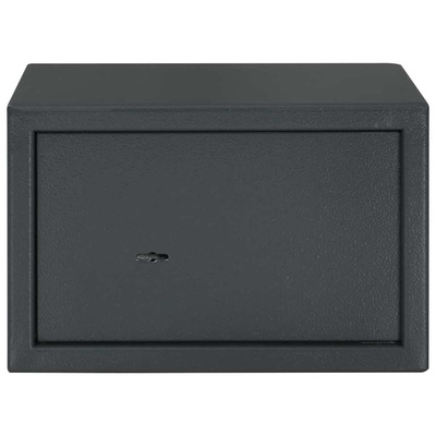 Sejf Z blokadą ciemno szary 31 x 20 x 20 cm Stal