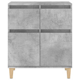 vidaXL Komoda, szarość betonu, 60x35x70 cm, materiał drewnopochodny wariant 5