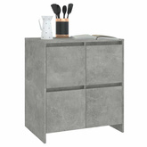 Szafka, szarość betonu, 70x41x75 cm, materiał drewnopochodny