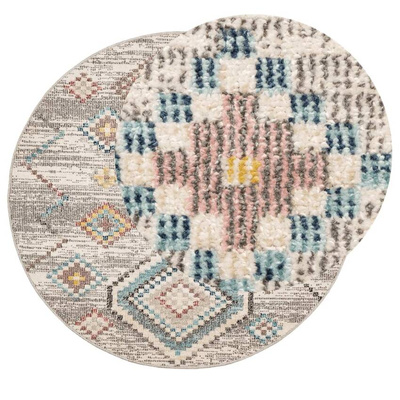 vidaXL Dywan ARBIZU do pomieszczeń i na zewnątrz, vintage, ? 200 cm wariant 4