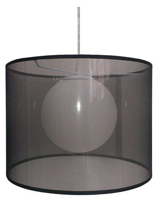 Lampa wisząca z abażurem Chicago nowoczesna pojedyncza do salonu