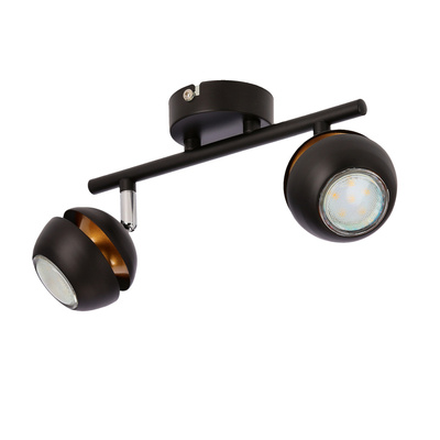 Boni listwa 2x3w gu10 led czarny