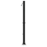 Prysznic słoneczny na świeżym powietrzu Czarny 217 cm
