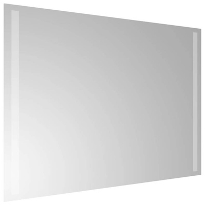 vidaXL Lustro łazienkowe z LED, 70x50 cm