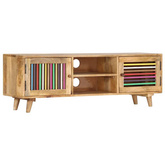 vidaXL Szafka pod TV, 120x30x40 cm, lite drewno mango wariant 6