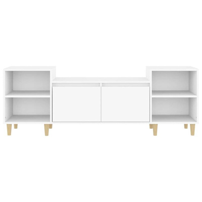 vidaXL Szafka pod TV, biała, 80x36x50 cm, materiał drewnopochodny wariant 11
