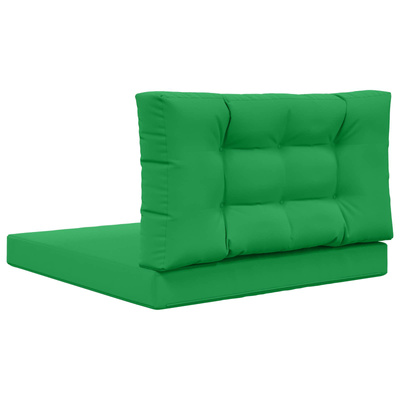 Poduszka do sofy na zewnątrz 2 pcs Zielony Poliester