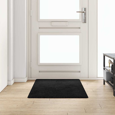 Chodnik dywanowy Czarny 80 x 150 cm 100% Poliester Tuft