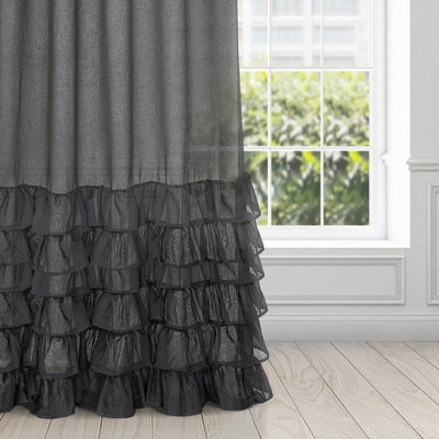 Firana Dolly czarna 140x250