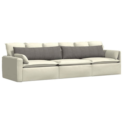 Poduszki na sofę 2 pcs Jasnoszary 145 x 40 cm