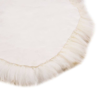 vidaXL Dywanik ze skóry owczej, 60 x 90 cm, brązowy melanż