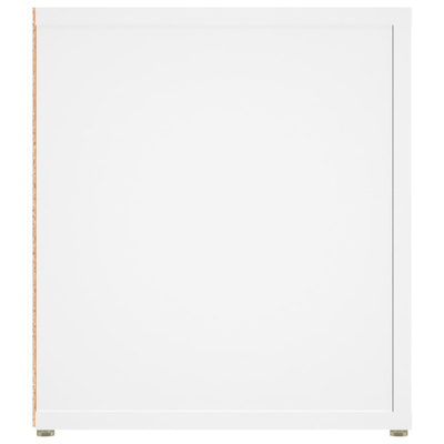 vidaXL Szafka pod TV, biała, 80x31,5x36 cm, materiał drewnopochodny