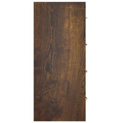 Komoda z 4 szufladami, 60 x 30,5 x 71 cm, przydymiony dąb