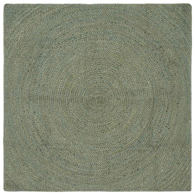 Dywany pokojowe Oliwkowy zielony 120 x 120 cm Juta