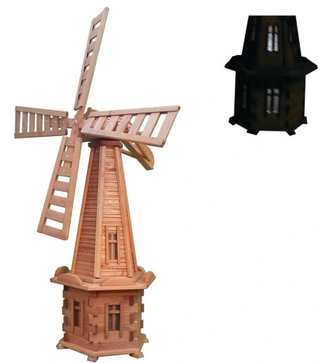 Wiatrak ogrodowy z ośwetleniem solarnym LED 170cm W7_S